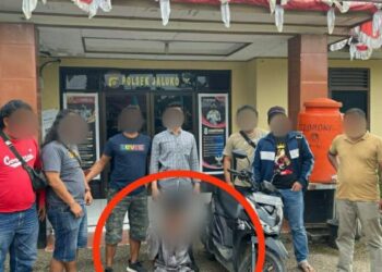Teciduk Saat Beraksi, Pelaku Curanmor Nyaris Diamuk Massa