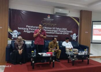 KPU Merangin Sosialisasi Peraturan PKPU Nomor 10 tahun 2022,Syarat Pencalonan Perorangan DPD