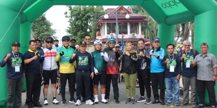 Al Haris Lepas Fun Bike Gowes To Gambut