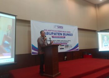 Hadiri Pelantikan Pengurus SMSI Bungo, Ariansyah: Kita Harus Bersinergi