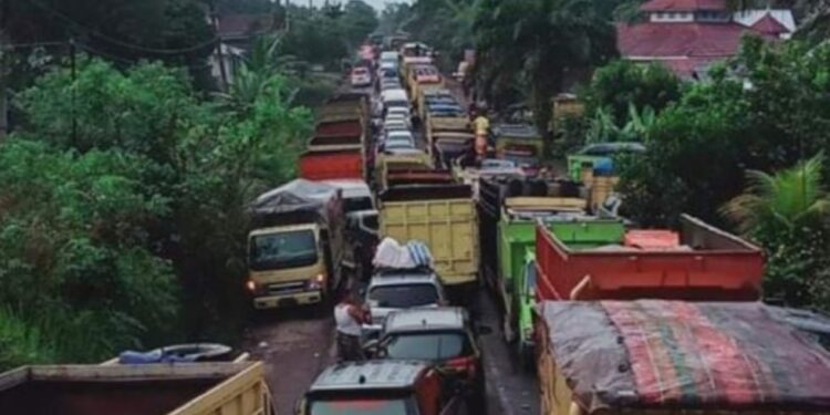 Terbaru! Truk Batubara Jambi Dilarang Melintas