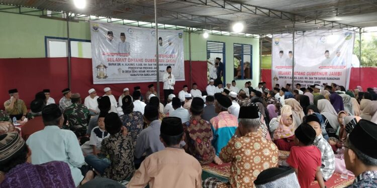 Gubernur Al Haris Safari Ramadan di Desa Terpencil Seko Besar Sarolangun