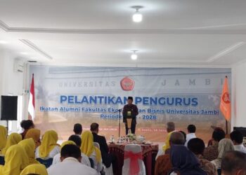 Wagub Abdullah Sani Hadiri Pelantikan Pengurus IKA FEB UNJA