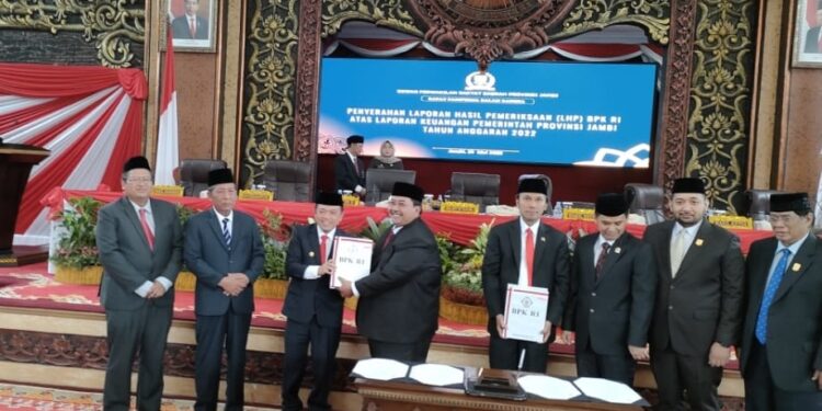 Pemerintah Provinsi Jambi Raih Opini WTP 11 Kali Berturut-Turut dari BPK