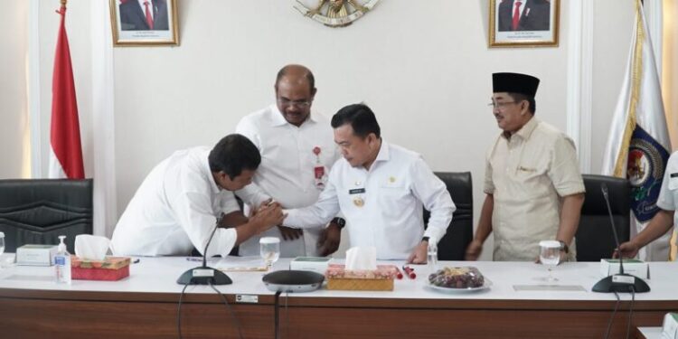Gubernur Al Haris Bahas Penegasan Batas Tanjabbar dan Tanjabtim Bersama Kemendagri. Berikut Hasil Kesepakatannya