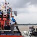 Lomba Pacu Perahu Tradisional Jambi Kota Seberang Dibuka Al Haris. Diikuti 385 Peserta