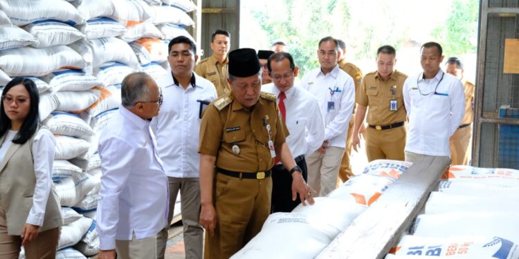 Abdullah Sani Launching Penyaluran Bantuan Pangan Cadangan Beras Pemerintah