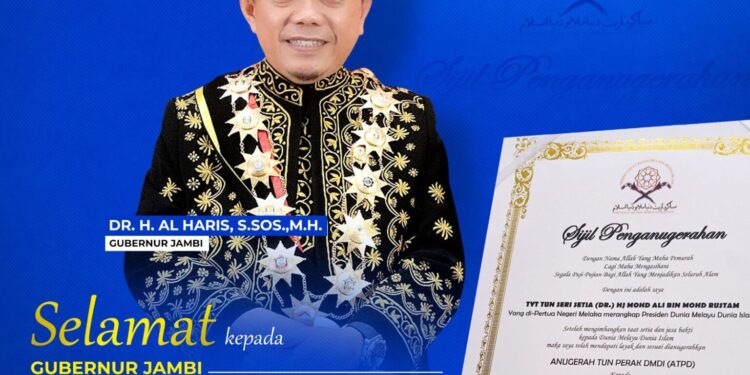 Al Haris dapat Penghargaan Internasional Anugerah Tun Perak Dunia Melayu Dunia Islam