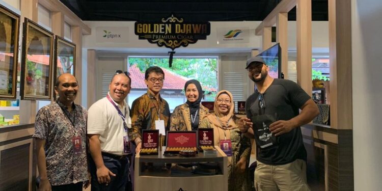 Cerutu Golden Djawa Produksi PTPN X Miliki Cita Rasa Cerutu Kualitas Dunia