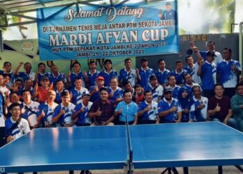 Al Haris Buka Turnamen Tenis Meja Mardi Afyan Cup