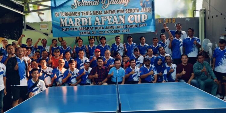 Al Haris Buka Turnamen Tenis Meja Mardi Afyan Cup