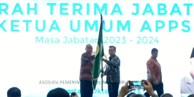 Al Haris Resmi Jabat Ketua Umum Asosiasi Pemerintah Provinsi Seluruh Indonesia