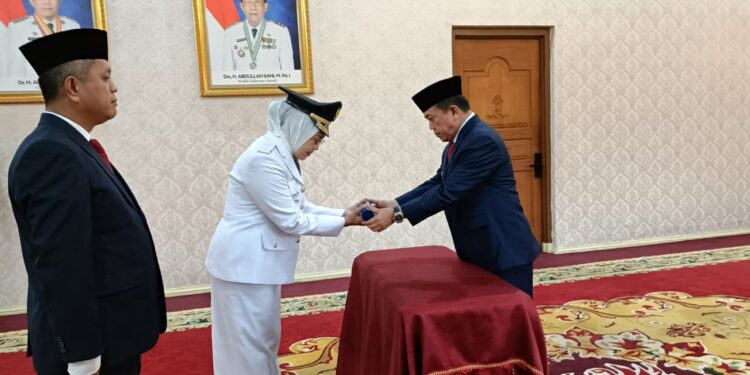 Lantik Pj Walikota Jambi, Ini Pesan Al Haris pada Sri Purwaningsih