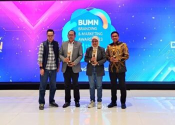 Regional 5 PTPN I Borong 3 Penghargaan di Ajang BUMN Branding And Marketing Awards 2023