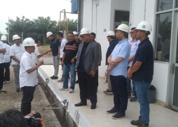Dirut Holding PTPN III (Persero) Tinjau Pabrik Minyak Makan Merah, Gagasan Presiden Naikkan Derajat Petani Sawit