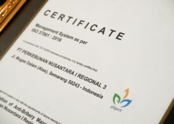 Komitmen PTPN I Regional 3 Terapkan Sistem Manajemen Anti Penyuapan