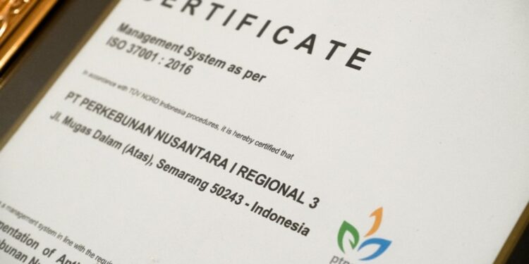 Komitmen PTPN I Regional 3 Terapkan Sistem Manajemen Anti Penyuapan