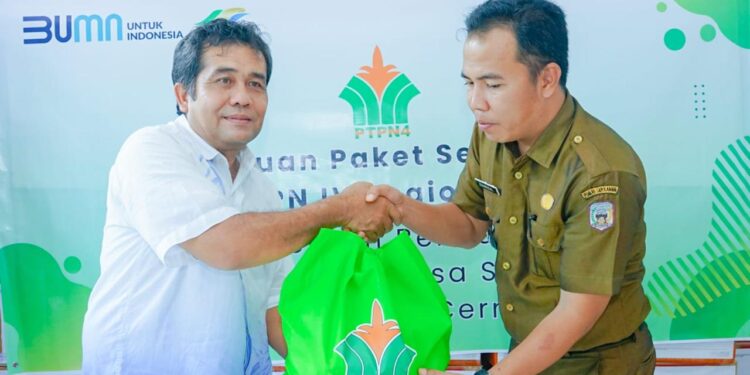 Board of Regional Management PTPN IV Regional 4, Kunjungi Karyawan Korban Banjir