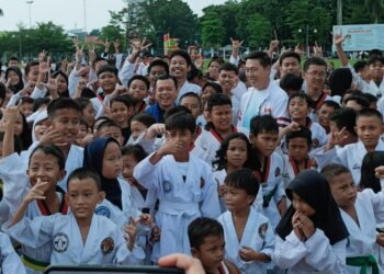 Buka Latihan Bersama, Al Haris Bangga dengan Perkembangan Taekwondo Jambi