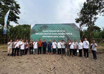 Kunjungan Kerja dan Tanam Perdana Dirut Holding PTPN III (Persero) ke PTPN I Regional 4