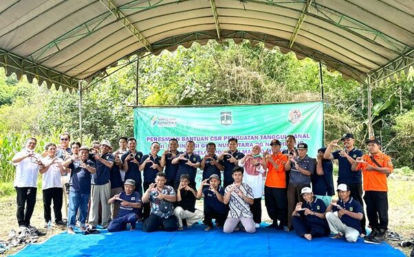 Kanal di Kediri Diresmikan, PT SGN Berikan Bantuan CSR Guna Cegah Banjir dan Akses Petani