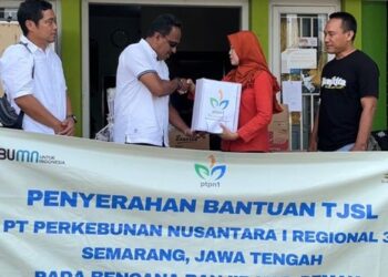 PTPN I Regional 3 Salurkan Bantuan Untuk Korban Banjir di Kab. Demak