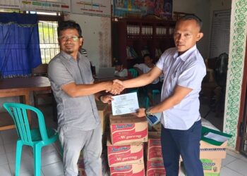 Pusat Penelitian Karet – PT Riset Perkebunan Nusantara Sumbangkan Bantuan untuk Desa Tanjung Menang Musi yang Terdampak Banjir