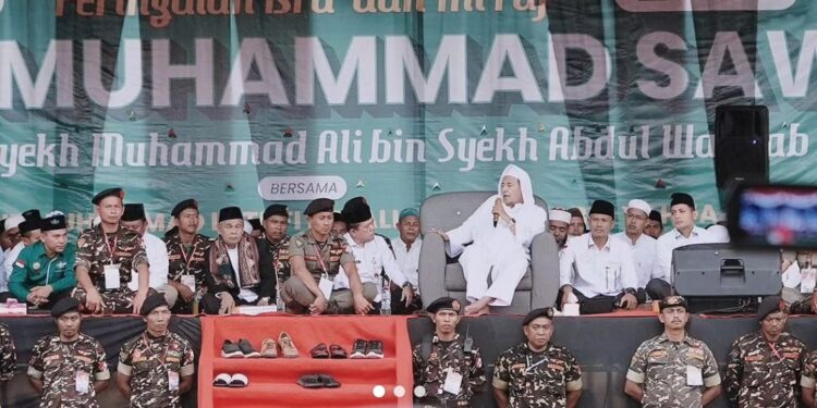 Al Haris Hadiri Peringatan Isra’ Mi’raj Bersama Habib Luthfi di Tungkal Ulu