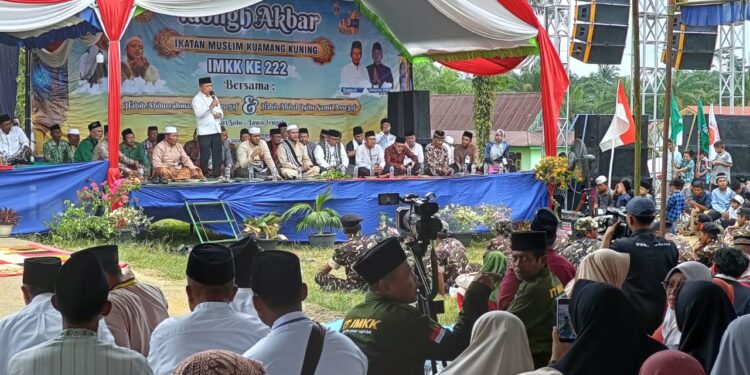 Gubernur Al Haris Hadiri Tabligh Akbar Ikatan Muslim Kuamang Kuning