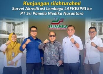 Kunjungan Silaturahmi Ketua Umum LAFKESPRI Bapak Dr. Drs. Chazali H Situmorang, Apt, M.Sc, CIRB  Ke Klinik Sri Pamela Sei Karang Pasca Akreditasi