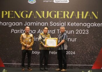Raih Paritrana Award 2023, SGN PG Pradjekan Inisiasi Jaminan Sosial Ketenagakerjaan di Ekosistem Industri Gula