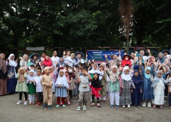 Bulan penuh berkah, Aksi Berbagi BUMN Muda PT LPP Agro Nusantara dalam “Green School”