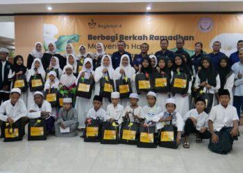 Berbagi Berkah Ramadan, IKBI PTPN I Regional 4 Berikan Santunan Kepada Anak Yatim