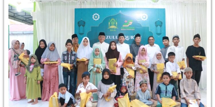 PT SRI PAMELA MEDIKA NUSANTARA MENGGELAR PERINGATAN NUZULUL QUR’AN DAN BUKA BERSAMA  DAN BERIKAN SANTUNAN ANAK YATIM
