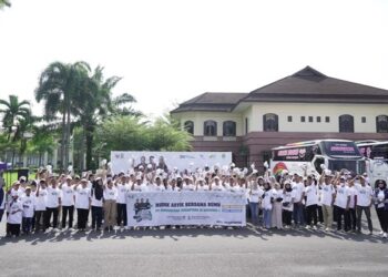 Mudik Gratis BUMN PTPN IV PalmCo Regional 1  Berangkatkan 500 Pemudik ke Tujuh Kota di Sumatra