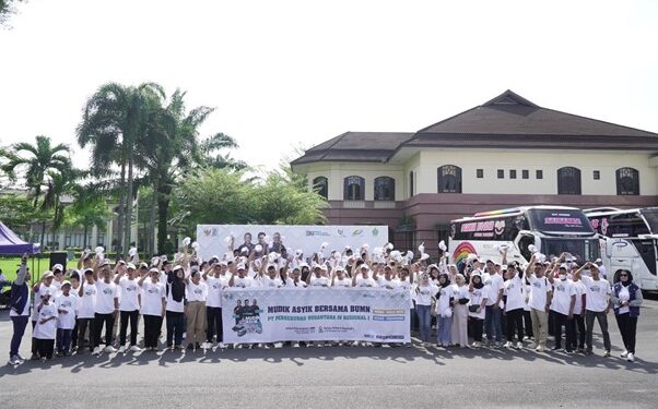 Mudik Gratis BUMN PTPN IV PalmCo Regional 1  Berangkatkan 500 Pemudik ke Tujuh Kota di Sumatra