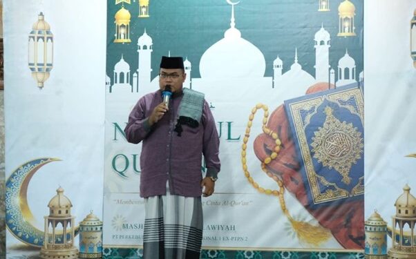 PTPN1 Regional 1 Peringati Malam Nuzulul Qur’an di Mesjid Ubudiyah Aulawiyah Tanjung Morawa