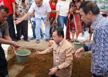 Gubernur Al Haris Bantu Pembangunan GPIB Marturia 2 Jambi