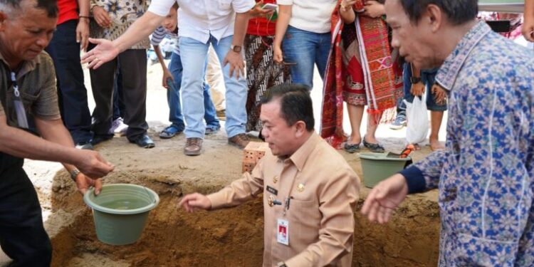 Gubernur Al Haris Bantu Pembangunan GPIB Marturia 2 Jambi