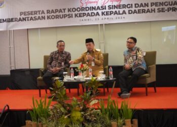 Gubernur Al Haris: Pemprov Jambi dan Kabupaten/Kota Butuh Pembinaan KPK