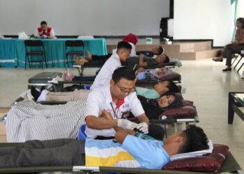 Donor di PTPN I Reg.7 Bantu Atasi Defisit Darah UDD PMI Lampung