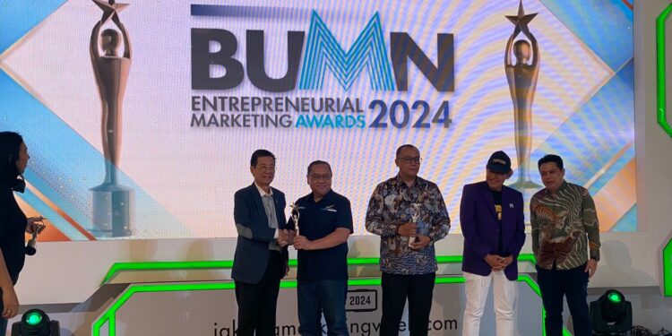 PTPN Group Raih Penghargaan BUMN Entrepreneurial Marketing Award Kategori The Most Promising Company in Strategic Marketing
