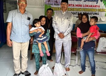 Regional 4 Jadi Ayah Asuh Anak Stunting Pemayung