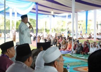 Halal Bihalal Bersama Masyarakat Tanjung Raden, Gubernur Al Haris: Sekoja Adalah Kota Santri