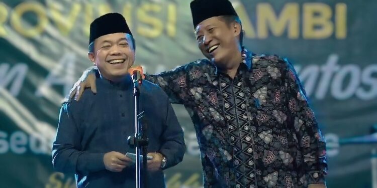Kode Berpasangan Lagi di Pilgub Jambi, Inilah Bukti Keakraban Al Haris dan Abdullah Sani