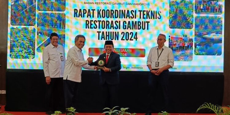 Jambi Tuan Rumah Rakor Teknis Restorasi Gambut 2024