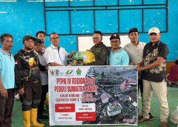 PTPN IV Regional 4 Jambi, Bantu Korban Banjir Bandang di Sumbar