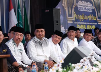 Hadiri Haflah Akhirussanah Ponpes Darul Hikam Tebo, Al Haris: Pemprov Jambi Konsen Membantu Ponpes