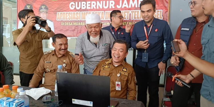 Terima Kasih Warga Hemat ke Al Haris, Kini Sudah Lancar Jaringan Telpon dan Internet