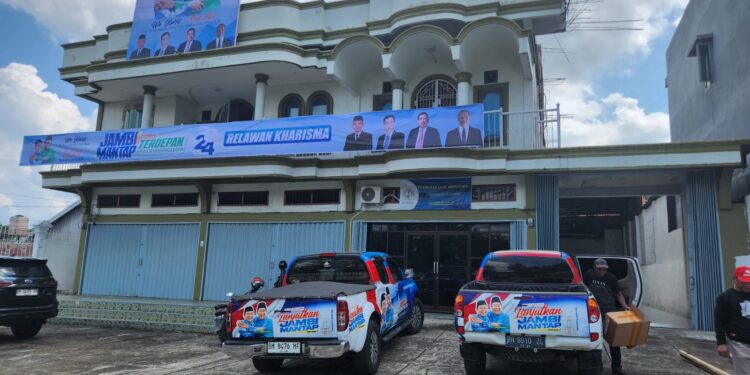 Jelang Pilgub Jambi, Posko Relawan Kharisma Haris-Sani Bertebaran di Seluruh Daerah